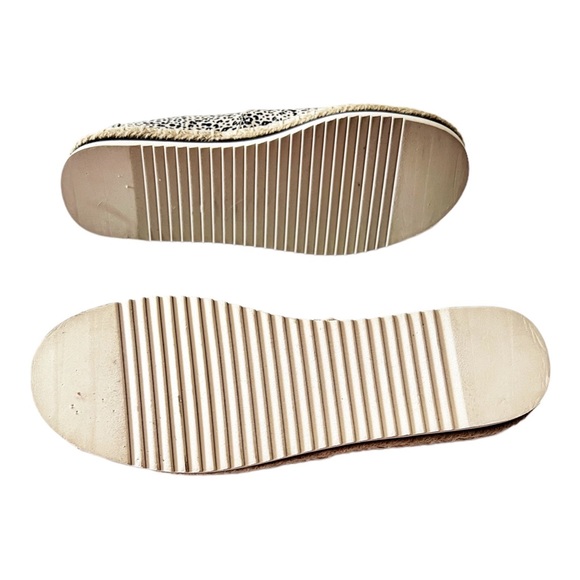 TOMS Alpargata Rope Platform Slip On Black Cream Leopard Print Women's Size 7.5 - Picture 9 of 9